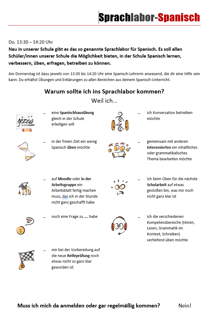 Sprachlabor Spanisch